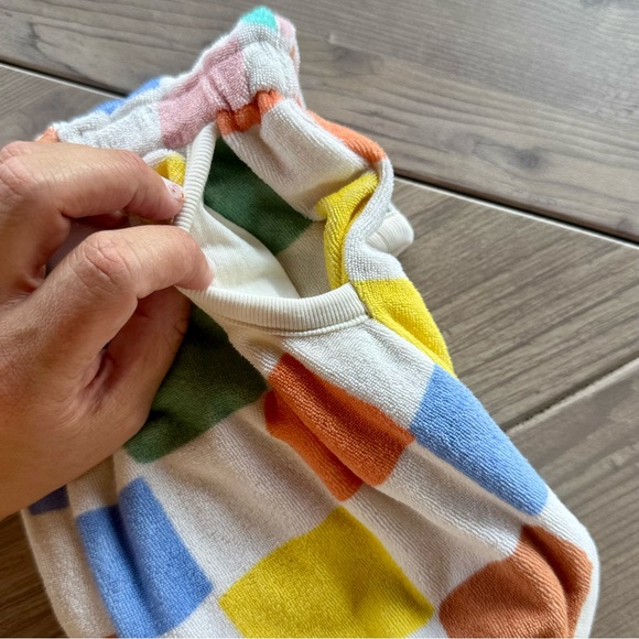 Hanna Andersson l Colorful Checkered  Romper l Girl’s Size 5 - Picture 4 of 5